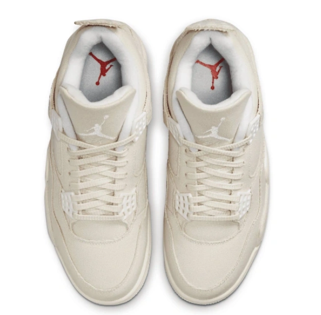 Jordan DQ4909-100 Air Retro Blank 4 Canvas 0813